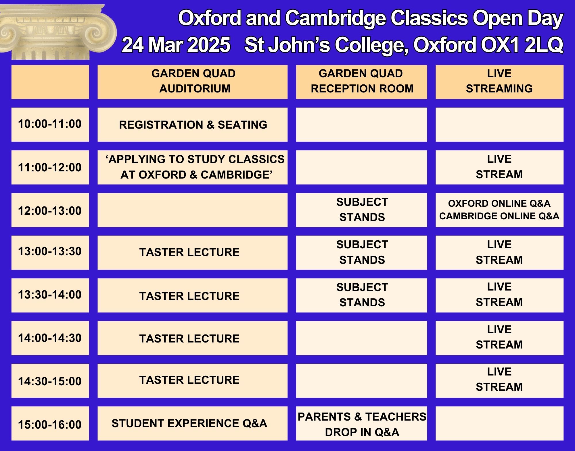 timetable