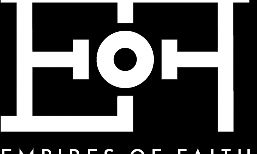eof logo white on black