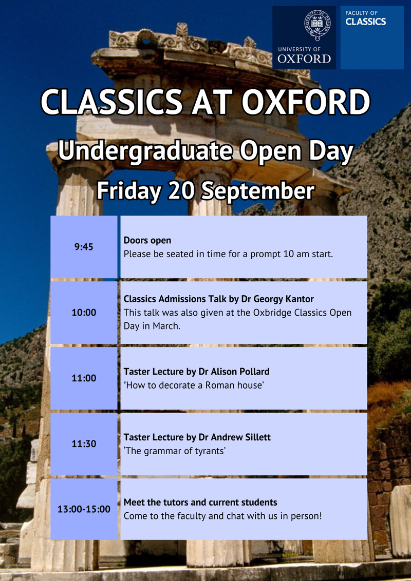 open day poster sept